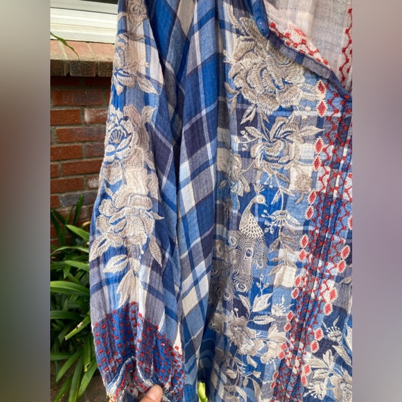 Johnny Was Workshop split back top - Picture 4 of 7